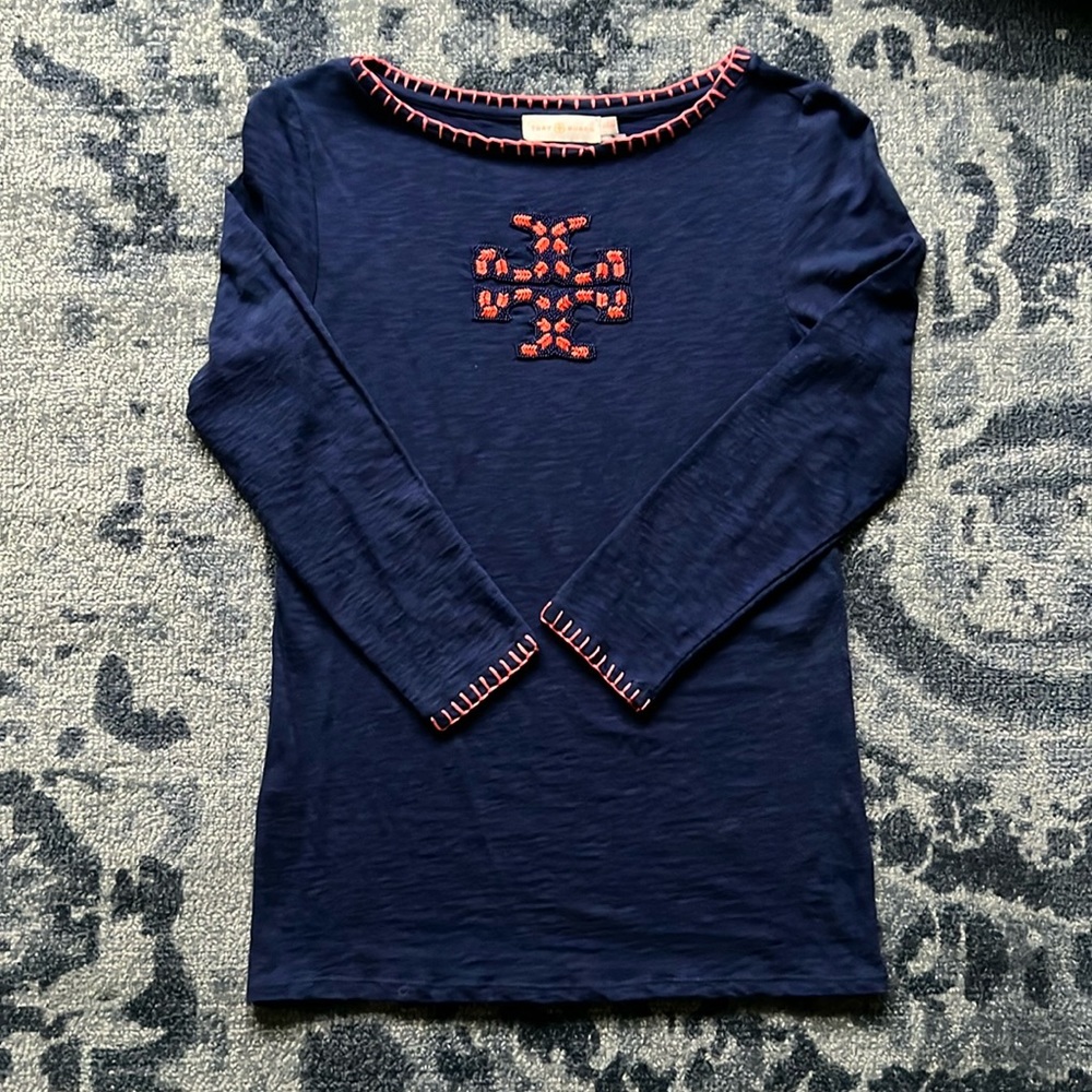 Tory Burch Beaded Shirt size XS